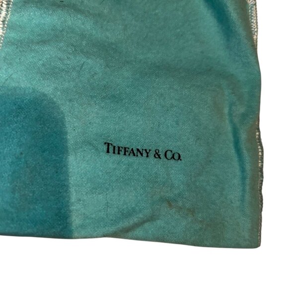 tiffany & co signature blue flannel jewelery dust bag cover pouch - Picture 3 of 4